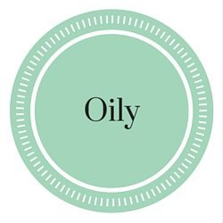 oily skin button