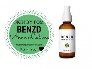 skin by pom natural benzoyl peroxide acne treatment