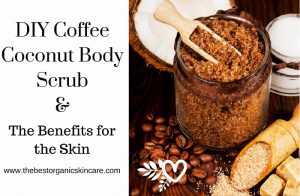 DIY coffee body scrub
