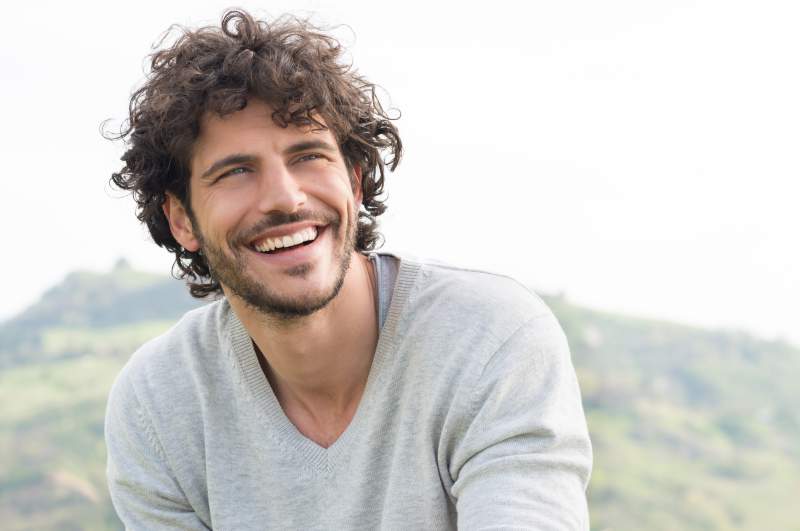 smiling man the best organic men's brands
