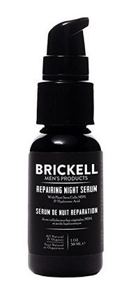 Brickell Mens Anti Aging Repairing Night Serum for Men