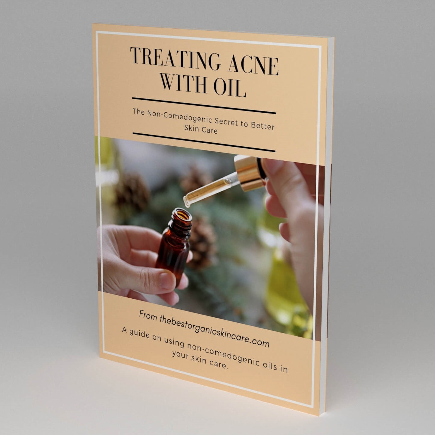 Treating Acne with Oil Ebook 3D cover Make Your Own Natural Perfumes Ebook 3D Cover