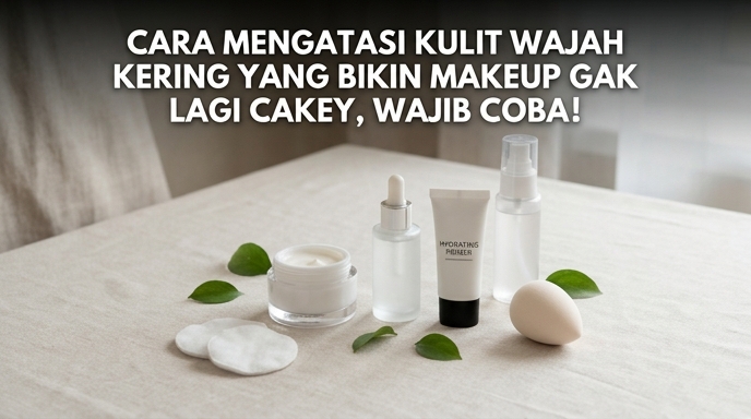 Cara Mengatasi Kulit Wajah Kering yang Bikin Makeup Gak Lagi Cakey, Wajib Coba!